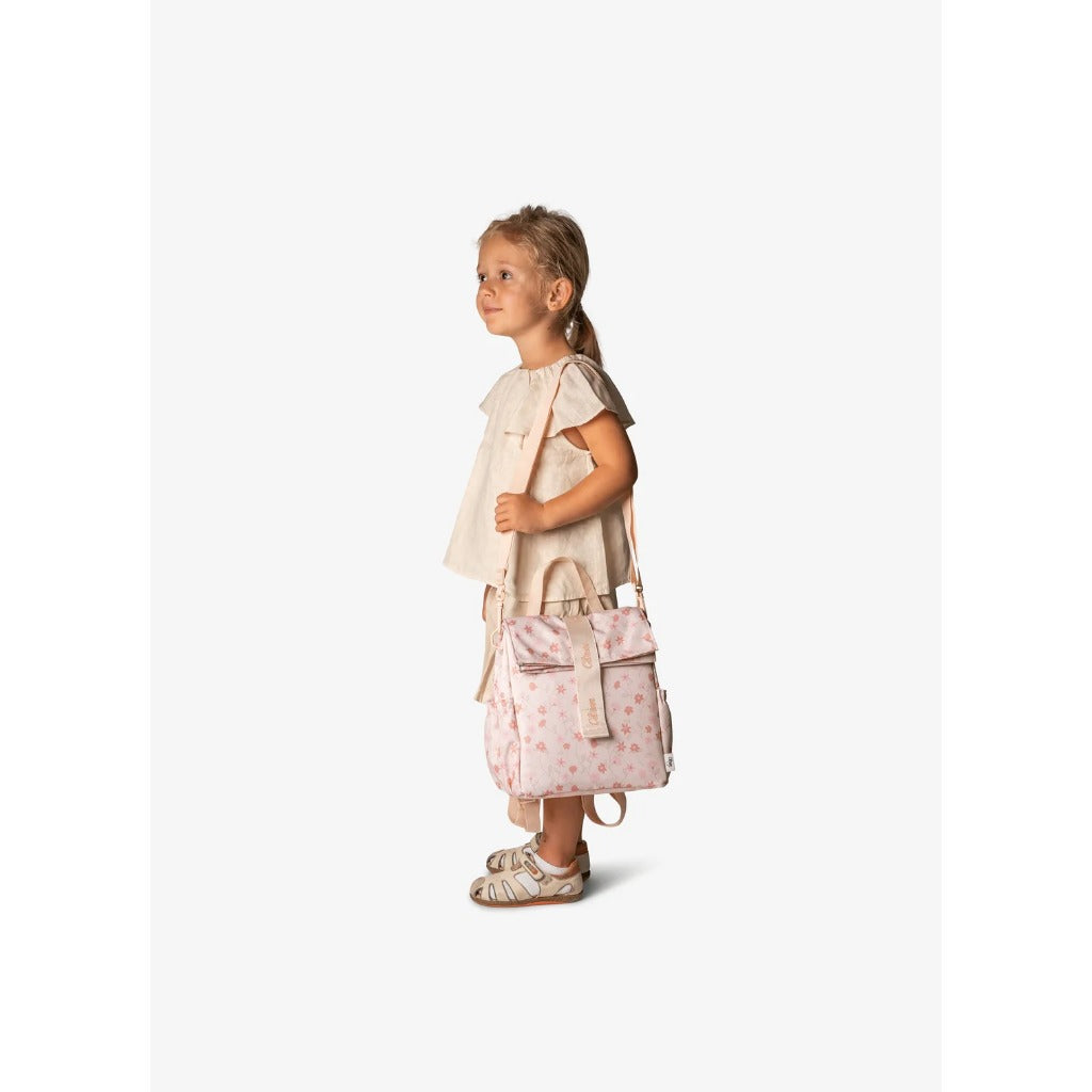Citron Insulated Roll-up Lunch Bag - Blush pink