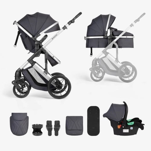 Kikkaboo Stroller 3in1 transf. seat Darling Dark Grey 2024
