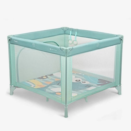 Kikkaboo Baby cot Playpen/ Babycots Kikkaboo -Enjoy Beige Bear/Enjoy Grey Cat/Enjoy Mint Dino