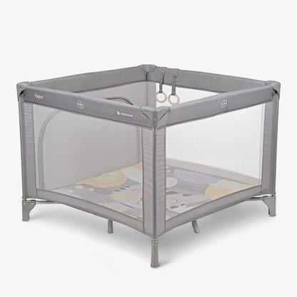 Kikkaboo Baby cot Playpen/ Babycots Kikkaboo -Enjoy Beige Bear/Enjoy Grey Cat/Enjoy Mint Dino