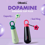 Oball Dopamine Plus 450ml Stainless Steel & Silikon Anti Tumpah Vacuum Tumblr Botol Minum Tahan Lama dan Aman dengan Isolasi 6 Jam dan Koleding 20-24 Jam