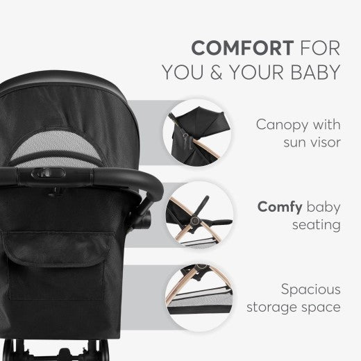Kikkaboo pushchair Autofolding Joy Black