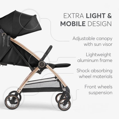 Kikkaboo pushchair Autofolding Joy Black