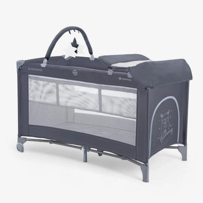 Kikkaboo Baby cot So Gifted PLUS 2 levels / Babycots Kikkaboo - BEIGE/BLUE/NAVY