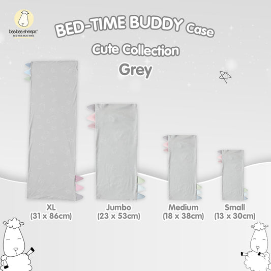 Buddy Case Cute Big Star & Head Grey Baa Baa Sheepz / Sarung Bantal