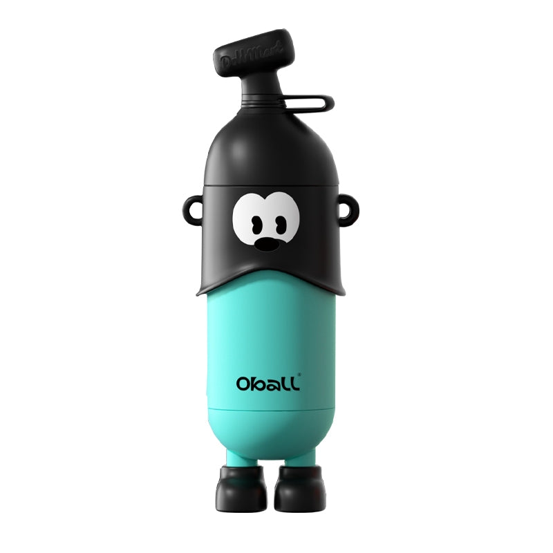 Oball Pop Stainless Steel Vacuum Tumbler Botol Minum Anak-anak Dewasa Boneka Lucu dengan Sedotan Gelas Tali Banana Tahan Korosi Asam dan Basa Tanpa Bau Aneh