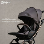 Hybrid Stroller Mini Turn Caramel (Include Raincover + Cup Holder + Front Armrest)