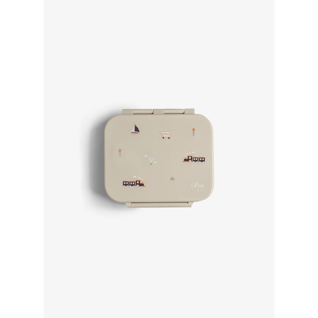 Citron Tritan Snack Box - 3 compartment
