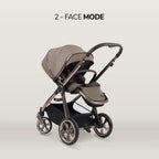 Oyster 3 Stroller Plus Mink Bronze Brown Chassic
