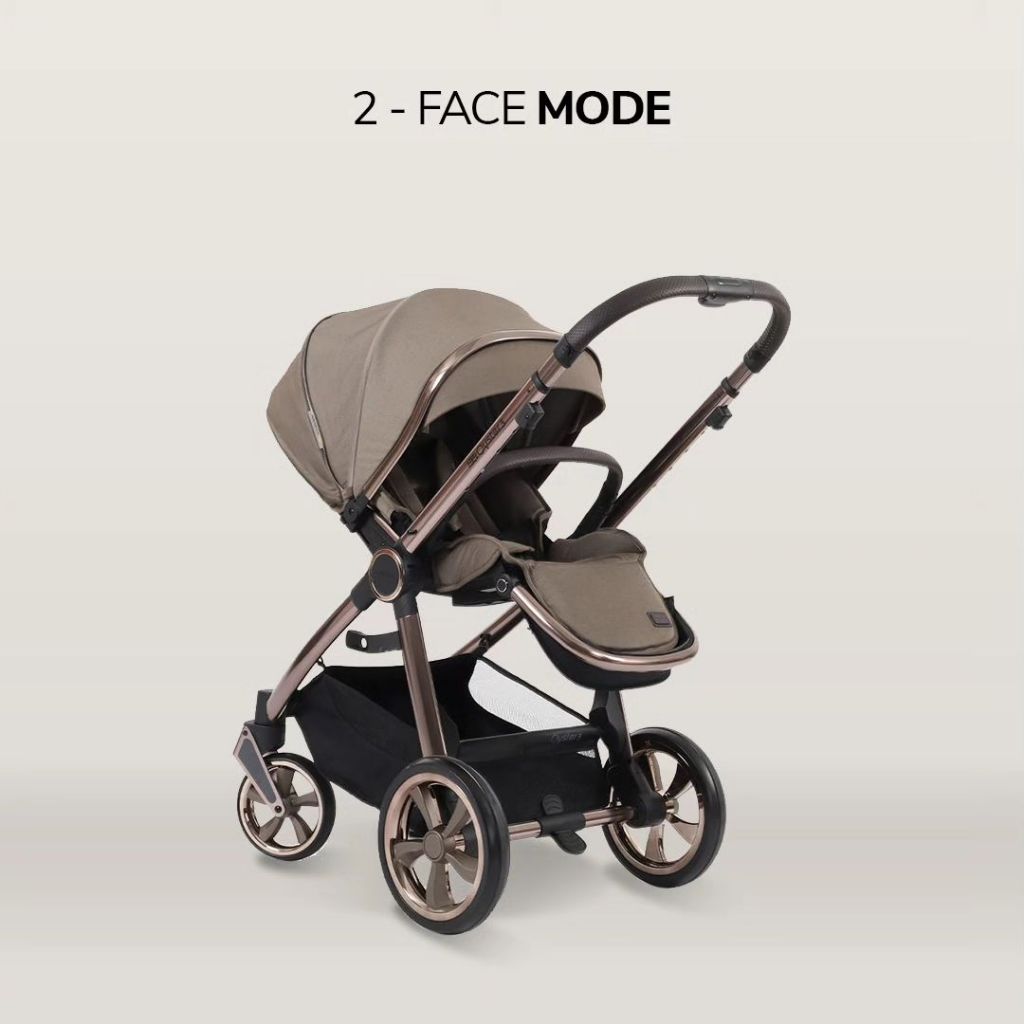 Oyster 3 Stroller Plus Mink Bronze Brown Chassic