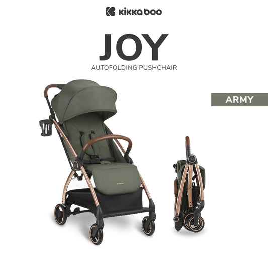 Kikkaboo Pushchair Autofolding Joy Army Green
