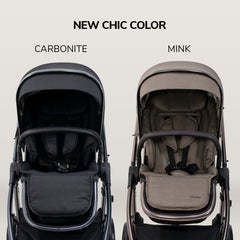 Oyster 3 Stroller Plus Mink Bronze Brown Chassic