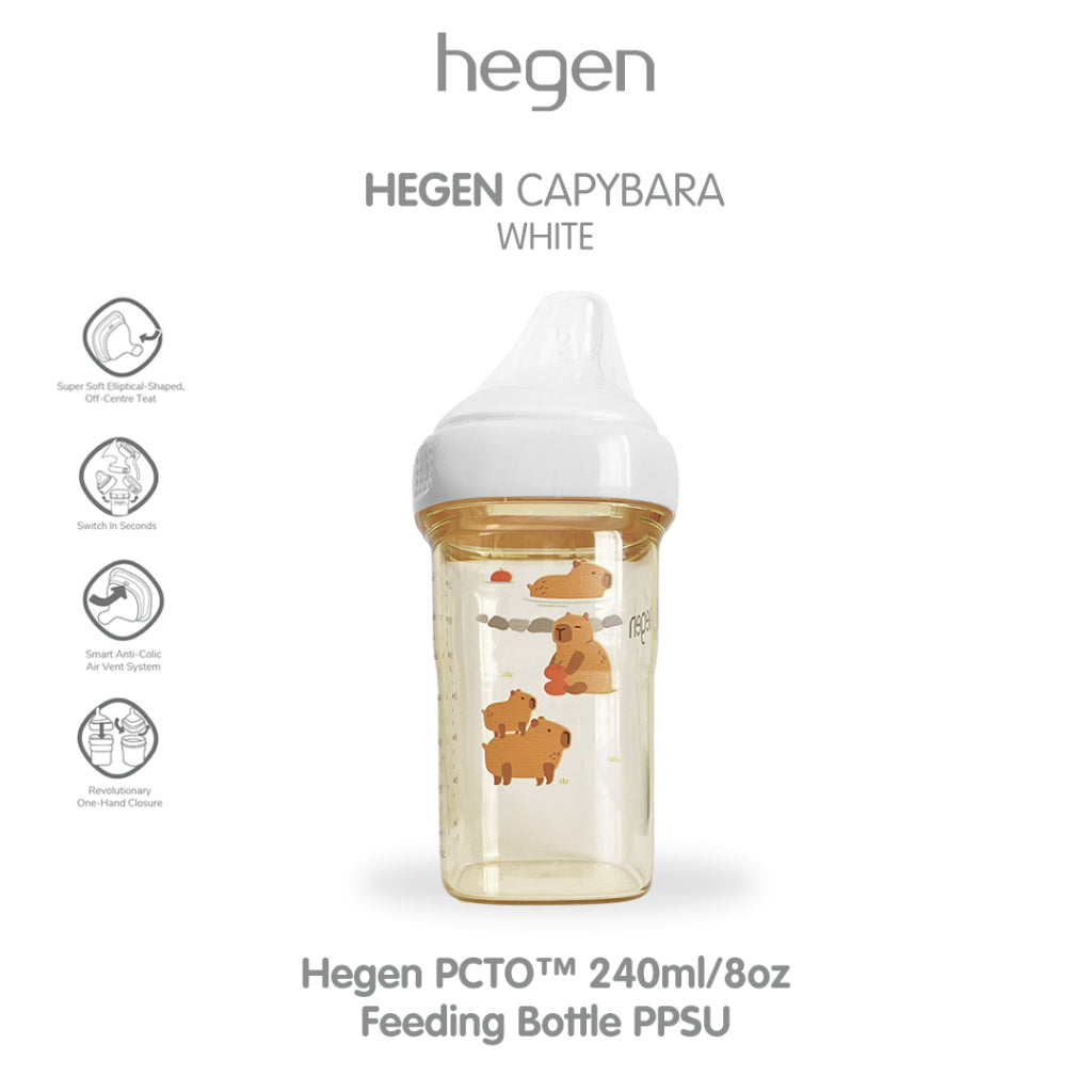 Hegen PCTO Capybara Feeding Bottle PPSU (available in 3 size)