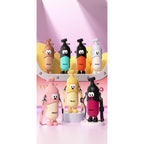 Oball Pop Stainless Steel Vacuum Tumbler Botol Minum Anak-anak Dewasa Boneka Lucu dengan Sedotan Gelas Tali Banana Tahan Korosi Asam dan Basa Tanpa Bau Aneh