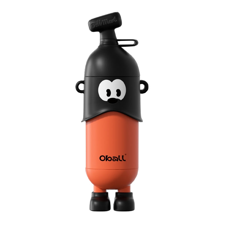 Oball Pop Stainless Steel Vacuum Tumbler Botol Minum Anak-anak Dewasa Boneka Lucu dengan Sedotan Gelas Tali Banana Tahan Korosi Asam dan Basa Tanpa Bau Aneh
