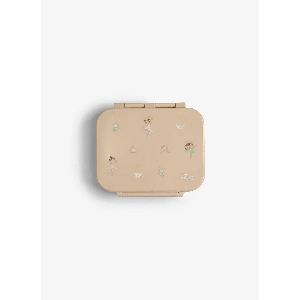 Citron Tritan Snack Box - 3 compartment