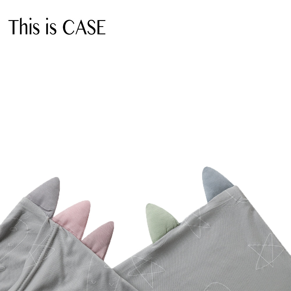 Buddy Case Cute Big Star & Head Grey Baa Baa Sheepz / Sarung Bantal