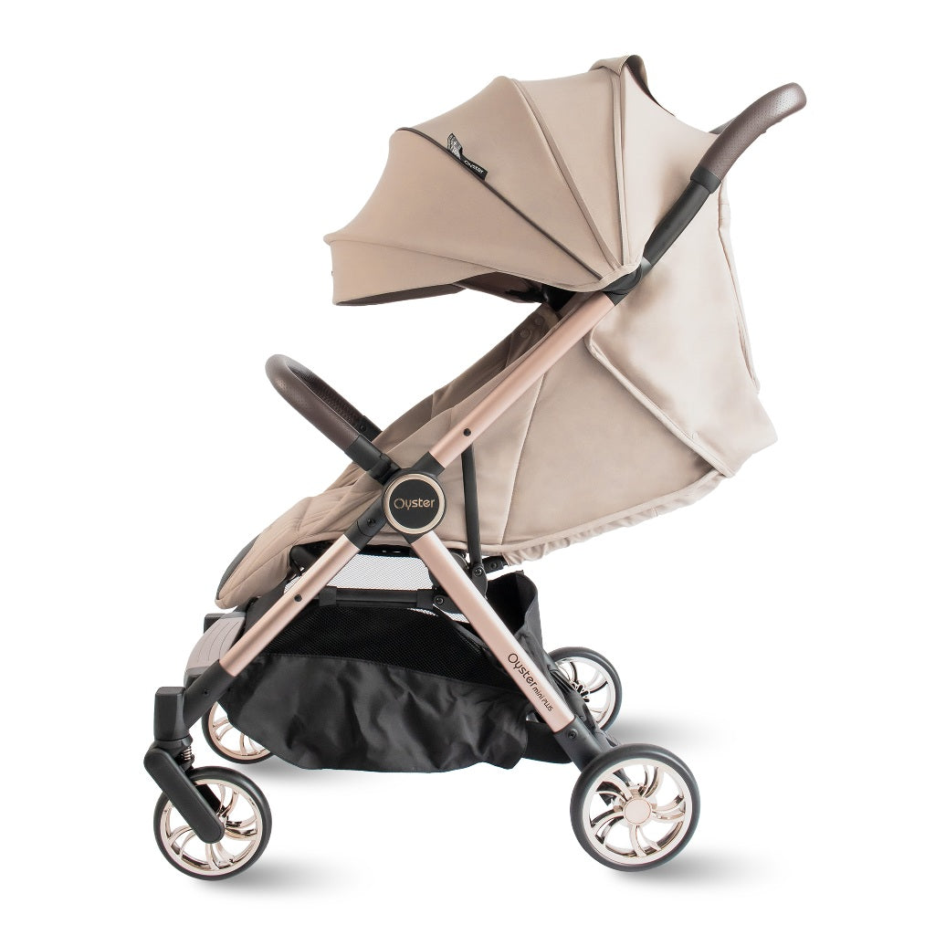 Oyster Stroller Mini Plus Butter Beige Champagne Chassis / Stroller Anak