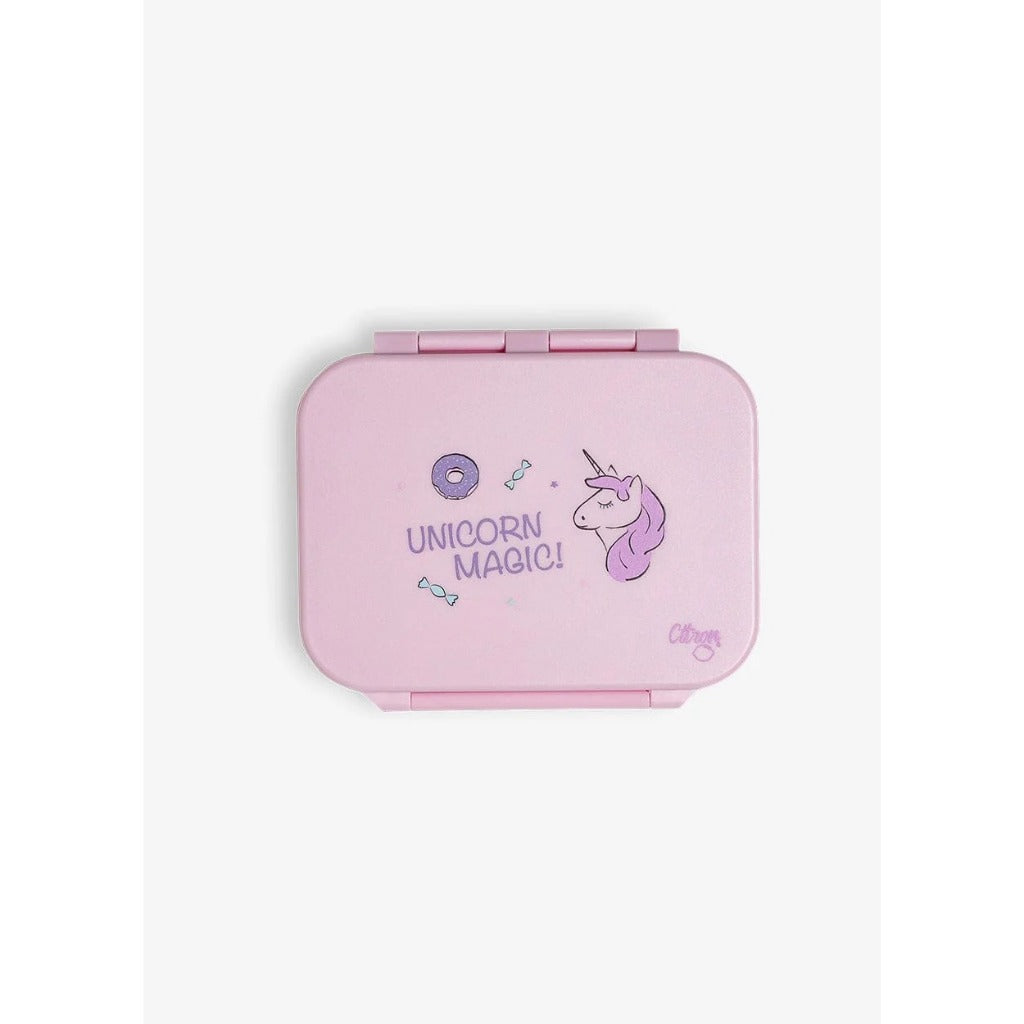 Citron Tritan Snack Box - 3 compartment