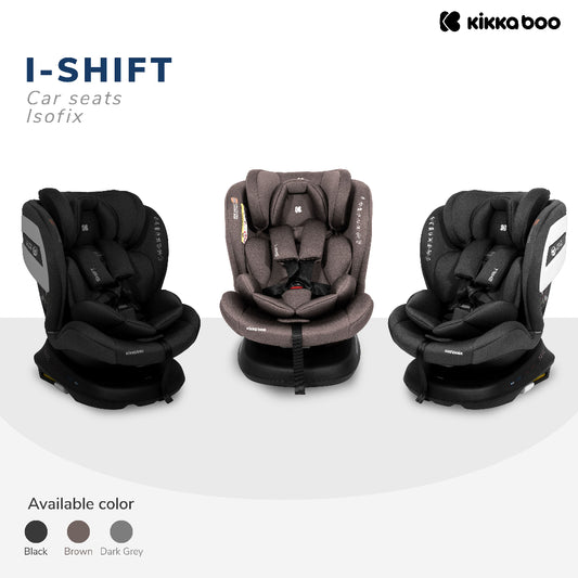 Kikkaboo Car seat 0-1-2-3 (0-36 kg) Shift ISOFIX Black
