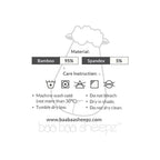 Baabaasheepz Romper Zip Big Star & Sheepz with Grey Border / Romper Zipper Anak