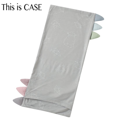 Buddy Case Cute Big Star & Head Grey Baa Baa Sheepz / Sarung Bantal