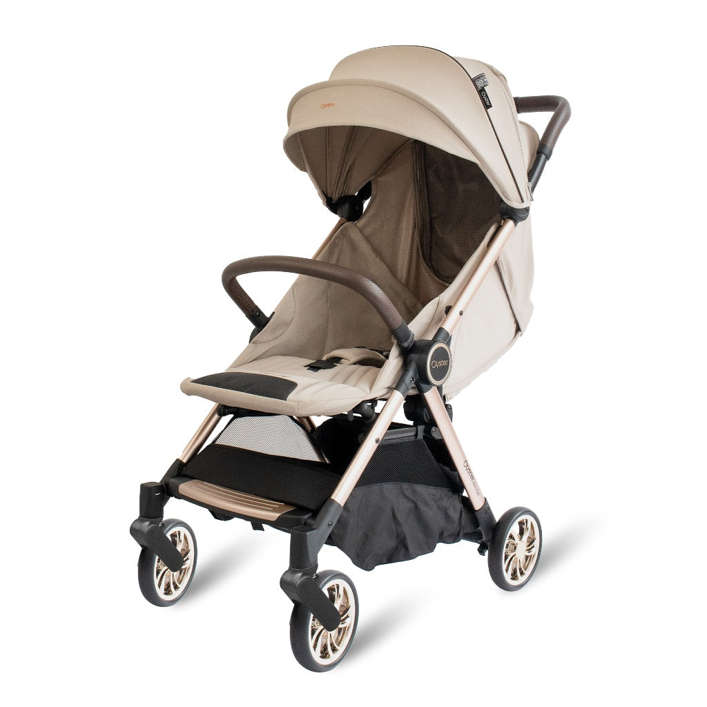 Oyster Stroller Mini Plus Butter Beige Champagne Chassis
