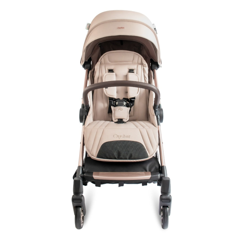 Oyster Stroller Mini Plus Butter Beige Champagne Chassis