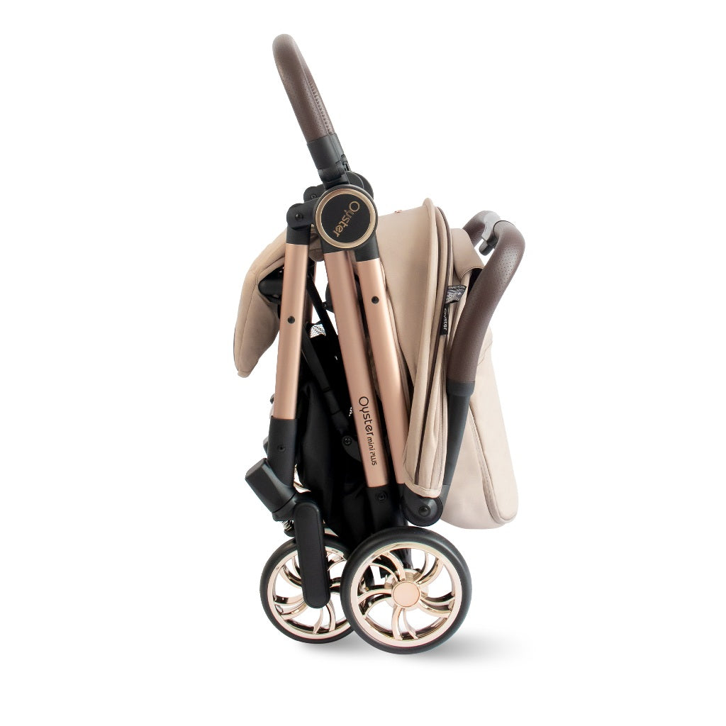 Oyster Stroller Mini Plus Butter Beige Champagne Chassis / Stroller Anak