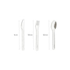 Citron Stainless Steel Cutlery with Pouch - Blush Pink