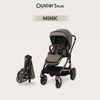 Oyster 3 Stroller Plus Mink Bronze Brown Chassic