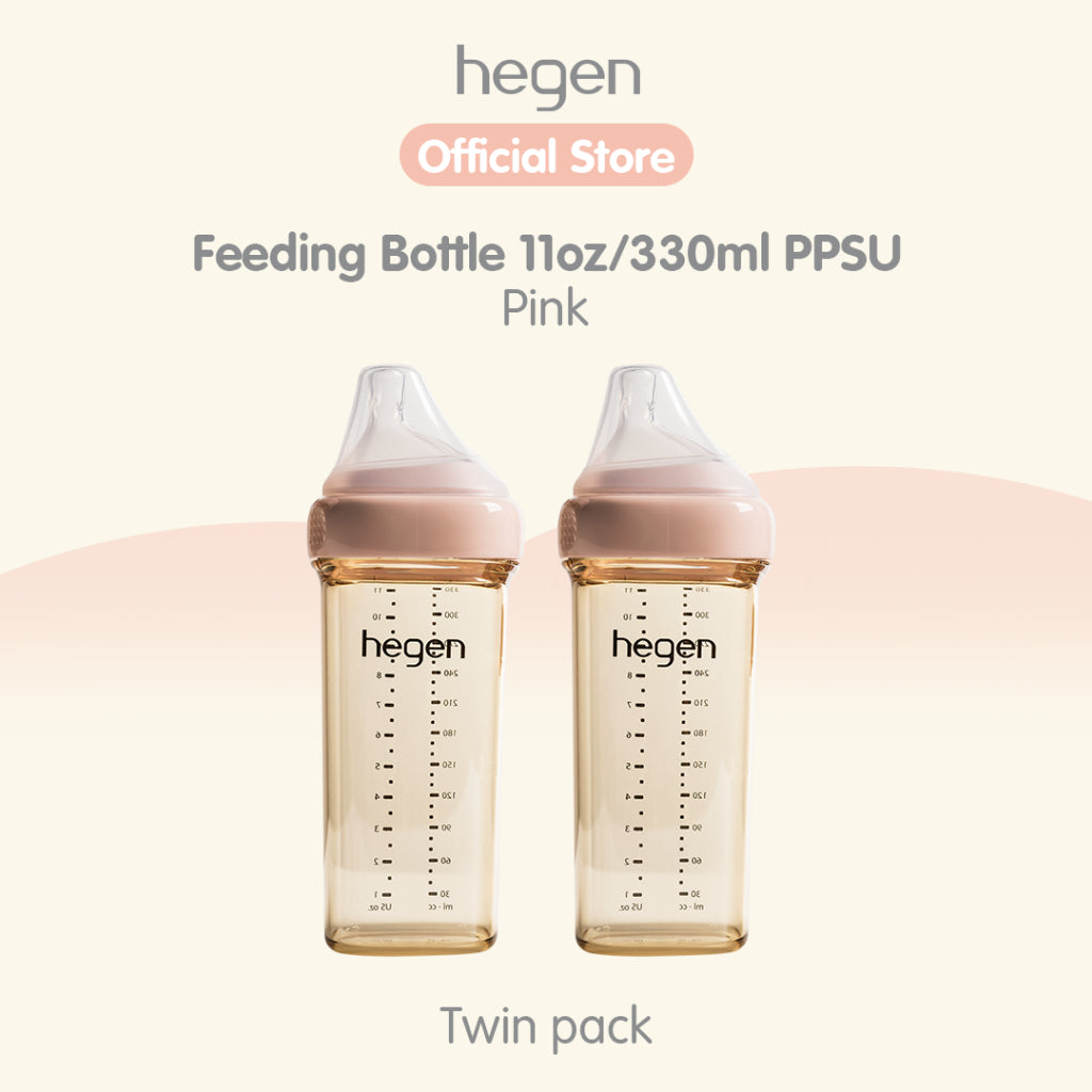 Hegen PCTO™ Feeding Bottle PPSU (available in 3 Colours) 2-Pack / Hegen Botol Susu Anak PPSU Warna