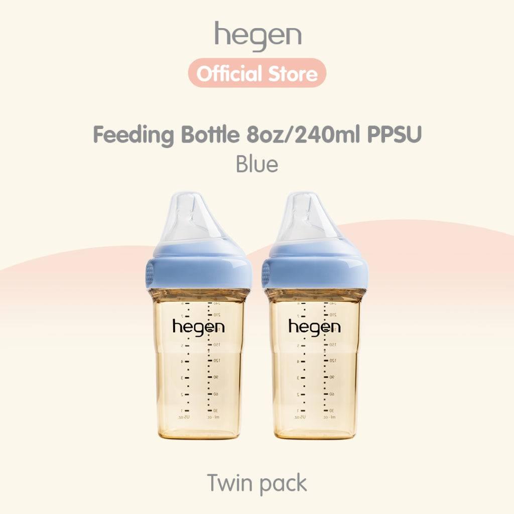 Hegen PCTO™ Feeding Bottle PPSU (available in 3 Colours) 2-Pack / Hegen Botol Susu Anak PPSU Warna