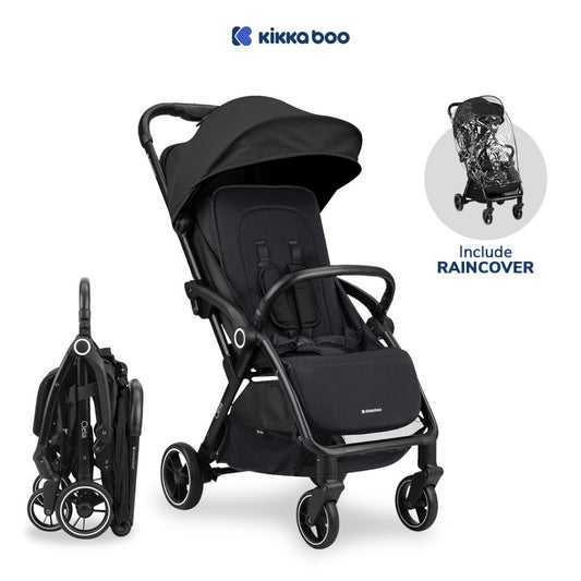 Kikkaboo Pushchair Autofolding Ciela Black