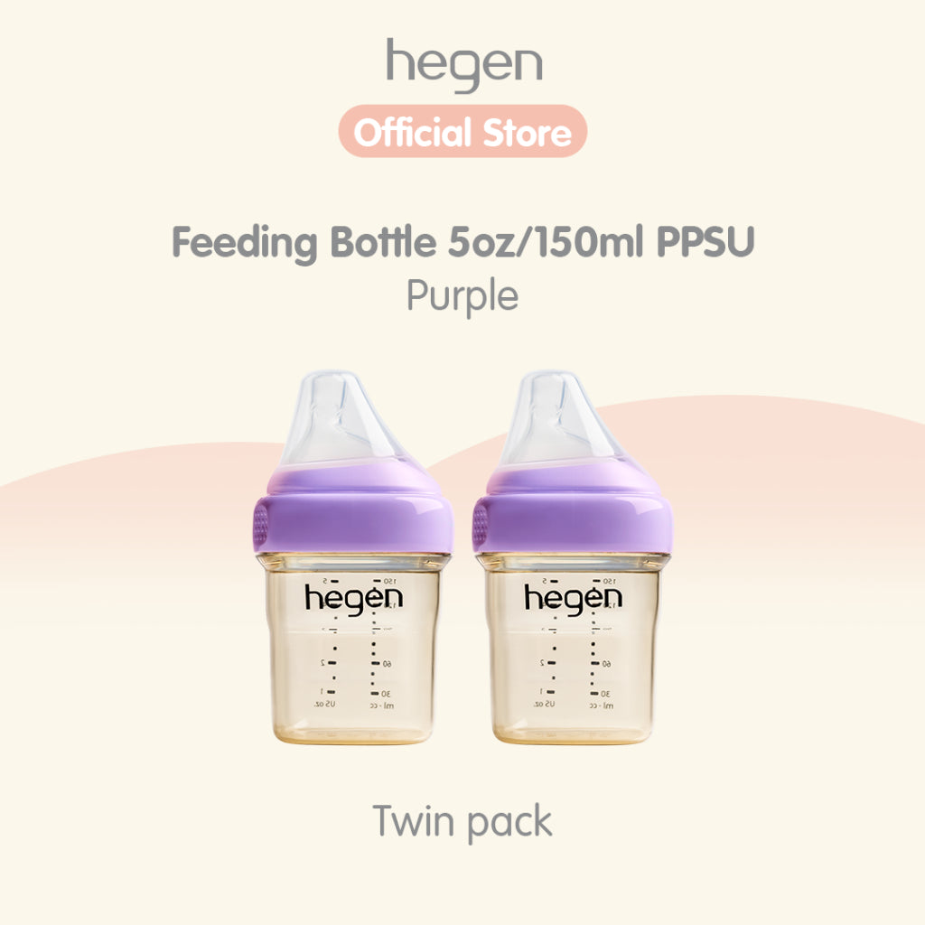 Hegen PCTO™ Feeding Bottle PPSU (available in 3 Colours) 2-Pack / Hegen Botol Susu Anak PPSU Warna