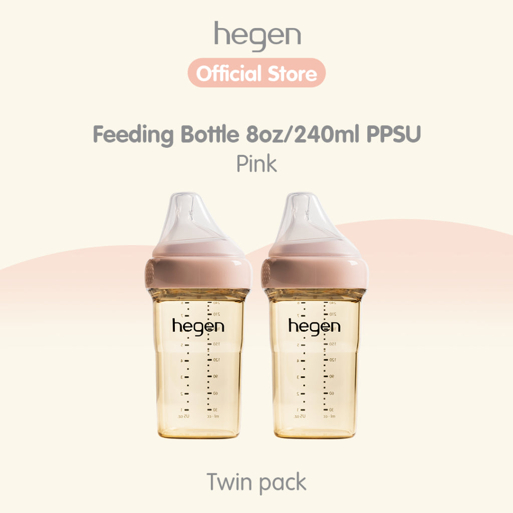 Hegen PCTO™ Feeding Bottle PPSU (available in 3 Colours) 2-Pack / Hegen Botol Susu Anak PPSU Warna