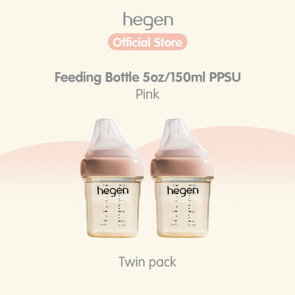 Hegen PCTO™ Feeding Bottle PPSU (available in 3 Colours) 2-Pack / Hegen Botol Susu Anak PPSU Warna