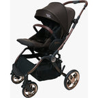 Hybrid Stroller Turn Matt Brown Solemnity (Include Raincover + Cup Holder + Front Armrest)
