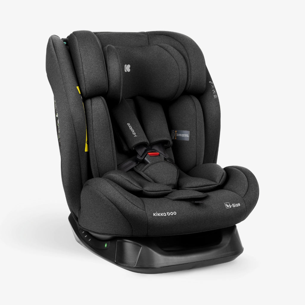 Kikkaboo Car seat 40-150 cm i-Explore  i-SIZE Black, Grey, Army green