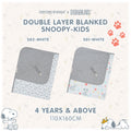 Baabaasheepz X Snoopy Double Layer Blanket Kids 110cmx160cm