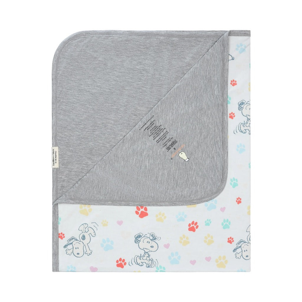 Baabaasheepz X Snoopy Double Layer Blanket Baby 36M 80cm x 100cm