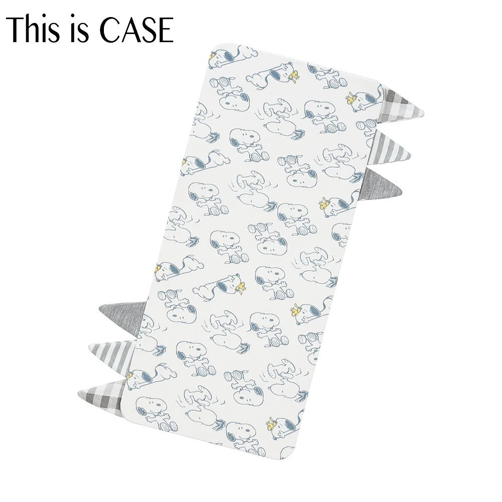 Baabaasheepz X Snoopy Buddy Case Jumbo 23X53cm / Sarung Bantal Anak
