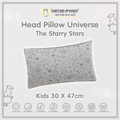 Baabaasheepz Head Pillow Size Kids Baa Baa in the Universe New Milky Way / Starry Star/ Bantal Kepala Anak Baabaasheepz