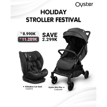 Oyster Stroller Mini Plus Carbonite Black Chassis / Stroller Anak