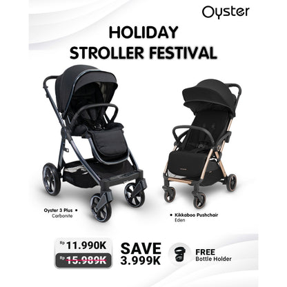 SPECIAL BUNDLE Holiday Stroller Festival Hybrid/Oyster/Kikkaboo