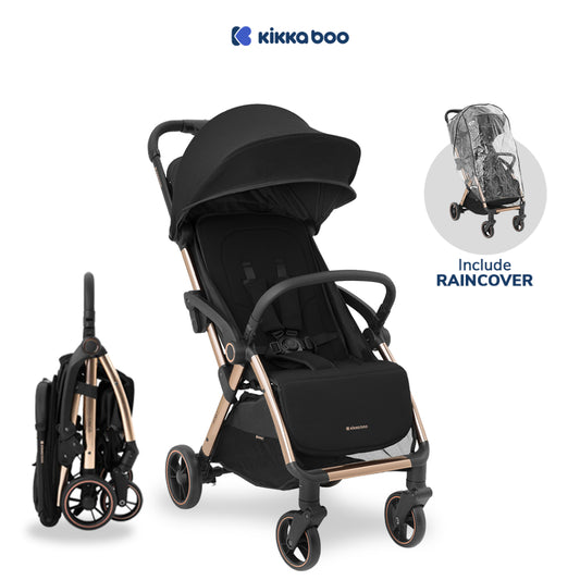 Kikkaboo Pushchair Autofolding Eden Black