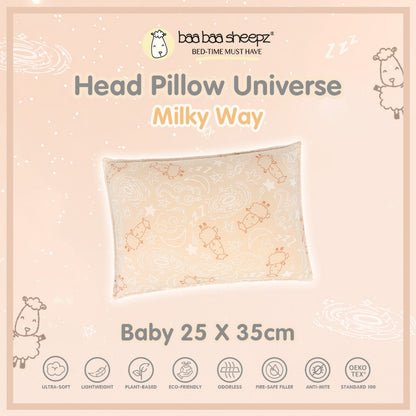 Baabaasheepz Head Pillow Size Kids Baa Baa in the Universe New Milky Way / Starry Star/ Bantal Kepala Anak Baabaasheepz
