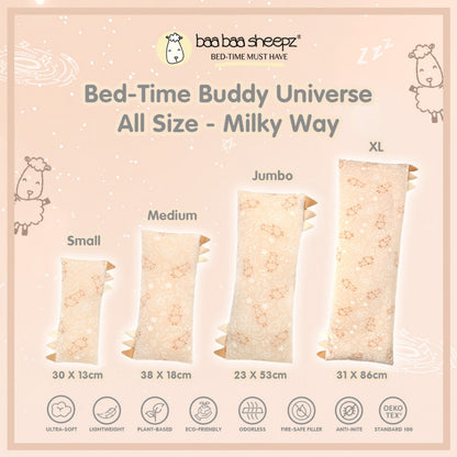 Baabaasheepz Bedtime Buddy Baa Baa in the Universe New Colour Milky Way / Starry Star S/M/L/XL / Bantal Anak