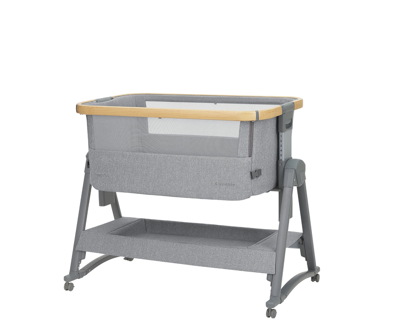 Kikkaboo Baby cots Bedside crib Nanna 2 Grey