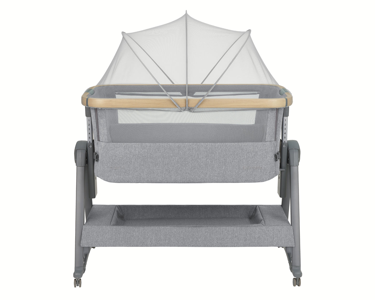 Kikkaboo Baby cots Bedside crib Nanna 2 Grey